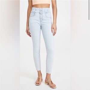 VERONICA BEARD KATHERINE CORSET EXTRA HIGH RISE IN GLACIER BLUE SIZE 24